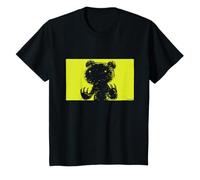 Oso sombrío Travieso Grizzly Abstracción Halloween Anime Niños Camiseta