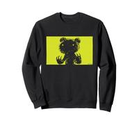 Oso sombrío Travieso Grizzly Abstracción Halloween Anime Sudadera