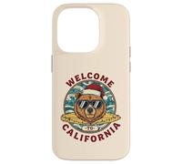 Oso Surfista Navideño - Welcome to California Diseño Carcasa para iPhone 14 Pro