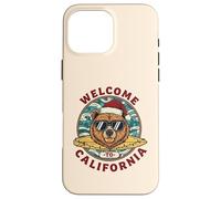 Oso Surfista Navideño - Welcome to California Diseño Carcasa para iPhone 16 Pro MAX