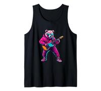 Oso Tocar Guitarra | Rock Star | Bear Rock Music Camiseta sin Mangas