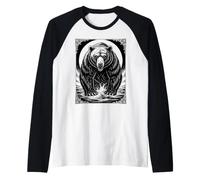 Oso Torngarsuk, espíritu del Norte Profundo Camiseta Manga Raglan