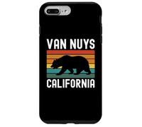 Oso Van Nuys California San Fernando Valley SFV Retro 818 Carcasa para iPhone 7 Plus/8 Plus