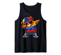 Oso Venezolano Dabbing Mes de la Herencia Hispana Niño Niños Camiseta sin Mangas