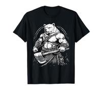 Oso vikingo Valhalla Northman Mitología nórdica Berseker Bear Camiseta