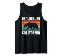 Oso Vintage de Healdsburg, California, Sonoma North Bay 707 369 Camiseta sin Mangas