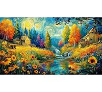 Oso with Honeycomb Under a Mossy Tree Puzzle de 1000 Piezas - Regalo Divertido Juego Familiar Estimulante Idea Adultos 75x50/1000pcs