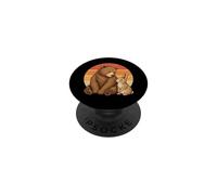 Oso y Conejito, Mejores Amigos, Linda Amistad Entre Animales PopSockets PopGrip Adhesivo