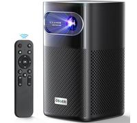Osoeri 1080P Mini Proyector Portátil, WiFi y Bluetooth, 400 Lúmenes ANSI, Videoproyector DLP Soporta 4K con Altavoces 2X10W, Proyector Recargable con Enfoque Automático para Casa/Exterior