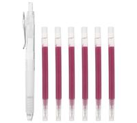 OSOLADY 1 juego de rotuladores termoadhesivos para tela, ideales para coser, acolchar y bordar. Marcadores de tinta que desaparecen para prendas de vestir. Alternativa a la tiza de sastre. Incluye 6