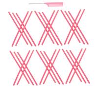 OSOLADY 1 Juego Juego De Rizador Gel Calefactor Cable De Alimentación De Repuesto Poseedor Gel De Cuidado Destornillador Extendido Fregadora De Mango Largo Manguera Automática Rosa Esponja