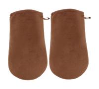 OSOLADY 1 par Guante Autobronceador de Tela Suave para Aplicación de Loción de Manoplas para Sol Guante de Aplicador para Loción y Aceite Diseño Elegante y