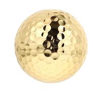 OSOLADY 1 Pieza Bola Doble Capa para Práctica de Swing para Control y Habilidad Interior y Exterior Color Dorado Duradera y Estable para Jugadores