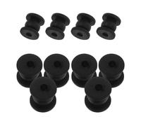 OSOLADY 10 Piezas Bolas Amortiguadoras para Dron, Bolas de Amortiguación para Gimbal, Silicona, Negro, para Quadcopter RC y Sistemas de Gimbal, Protección en Terrenos Exteriores