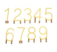 OSOLADY 10 unidades de filamentos LED huecos con números - 0-9-6500K Letras luminosas decorativas, números de marquesina para fiestas, bares, luz nocturna, decoración del hogar