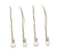 OSOLADY 10piezas Frasco De Perfume Para Coche Colgante De Difusor De Aceite Esencial Para Aromaterapia Automóvil Vacío y Reutilizable