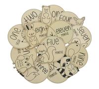 OSOLADY 12piezas Tarjetas De De Crecimiento Para Bebés De Diseño De Animales Carteles De Para Fotografía Infantil Recuerdo Del Primer Año