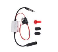 OSOLADY 12V Amplificador de Señal de Antena de Coche Ant la Recepción de FM Compatible con Vehículos Alta Corriente y Distorsión