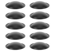 OSOLADY 15 Piezas Tapa Antipolvo para Altavoz, Cubre Redonda para Altavoz, Pp, 45x8mm, Negro, para Mantenimiento de Altavoces y Sistema de Audio de Embarcación