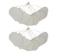 OSOLADY 18 letreros de madera en blanco: colgadores de puerta para manualidades | Letrero de madera para proyectos de manualidades con cuerda | Materiales para hacer | Placa para pintar
