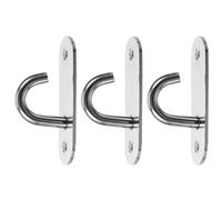OSOLADY 1Juego Anclaje de Pared con Ganchos de Techo para Bandas de Resistencia Soporte Resistente para Ejercicio Casa Entrenamiento de Yoga y Estiramientos Incluye