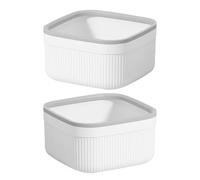 OSOLADY 2 Mini Botes de Basura de Mesa de Pp, Forma Compacta, Capacidad Inferior a 4l, Resistentes Uso en Escritorio o Mesita de Noche