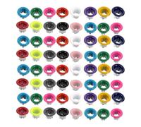 OSOLADY 200 ojales metálicos para papel - Ojales de colores de 4,5 mm de diámetro interior con arandelas para manualidades con papel, álbumes de recortes, tarjetas, manualidades con tela y cuero,