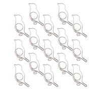 OSOLADY 20piezas Clips de Papel con Forma de Pájaro Plateados Abrazaderas Metálicas Decorativas para Hogar y Oficina Sujeción Duradera y Estilizada