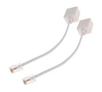 OSOLADY 2Piezas Adaptador para de Teléfono Ethernet de Usar para Equipos Telefónicos y Transmisión
