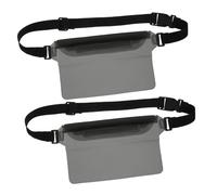 OSOLADY 2piezas Bolsa De Cintura para Teléfono Móvil Funda Protectora Flotante con Cinturón Ajustable para Actividades Acuáticas Natación y Snorkel