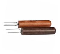OSOLADY 2piezas Moxibustión Extender Tool con Mango de Madera y Puntas de Inoxidable Portátil y Fácil de Llevar para Terapia con Moxa Roll y Acupuntura