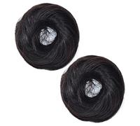 OSOLADY 2piezas Rizador De Pelo Para Peluca Coqueto y Fácil De Usar Para Crear Moños y Coletas Incluye De Coleteros Para Postizos Perfectos Ocasión