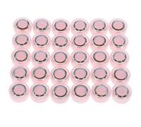 OSOLADY 30 Cojinetes de Molino de Viento Rosa para Manualidades DIY, Resistentes al Desgaste, de Plástico y Hierro, Ideales para Pulseras y Figuritas