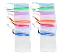 OSOLADY 30 piezas Bolsa de Jabón Espumante para Jabón Barra Ahorrador con Cuerda para Jabones Artesanales y Faciales Malla Práctica para Ducha y Exfoliación Color Color Aleatorio