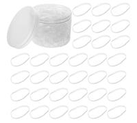 OSOLADY 300piezas Bandas De Pelo Transparentes Elásticas Para Niñas y Mujeres Para Peinados Diarios Eventos Especiales y Proyectos De Manualidades