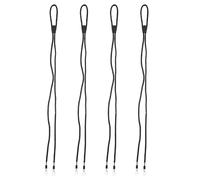 OSOLADY 4 Clips para Guantes de esquí para niños - Correa/Cuerda/Correa antipérdida para Guantes de Nieve - Cordón para Colgar para Uso en Exteriores e Invierno, Color Gris