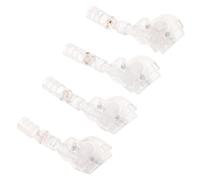 OSOLADY 4 Piezas Kit de Reparación para Persianas Horizontales Inclinador de Varita Reutilizable, Conexión de Gancho Hexagonal y Silenciosa, Accesorio para Cortinas de Plástico y Metal