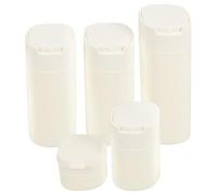 OSOLADY 4 Piezas Viaje Rellenables Set Cosméticos Contenedores de Loción y Champú para Actividades Aire de Viaje Impermeables y Reutilizables