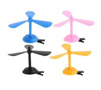 OSOLADY 4 pinzas para el cabello con forma de molinillo: pasadores de pelo con forma de molino de viento | pinzas con de de pato | sujetador de coleta | accesorios de bisutería para cosplay, fiestas