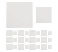 OSOLADY 40 láminas de papel ignífugo para hornos | Lámina de fibra cerámica | Material de junta de alta temperatura para hornos de caravanas, estufas de leña y fusión de vidrio | Lámina aislante