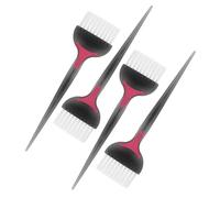 OSOLADY 4piezas Cepillos Para Teñir El Cabello Brochas De Peluquería Para Teñir El Cabello Herramientas De Cuidado Del Cepillo y Peine Fácil De Limpiar y Duradero