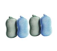 OSOLADY 4piezas Esponjas De Baño Para Bebés Caras Exfoliantes Relajante Masaje Cuidado