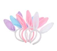OSOLADY 5piezas Diadema De Orejas De Conejo De Pascua Accesorios Divertidos Para Fiestas De Diseño Adorable Para Niñas y Bebés Para Celebraciones y Fotografía