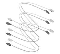 OSOLADY 6 para Servilletas y Clip Porta Babero Diseño Europeo Elegante de Aleación de Zinc Compactas y Fáciles de Limpiar para Restaurantes y Viajes de Negocios