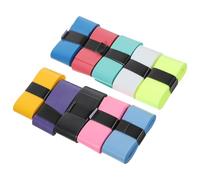 OSOLADY 8 Cintas de Agarre para Raqueta de Tenis y Bádminton, Sobregrip Precortado Antideslizante, Absorción de Sudor, (, Neón y) para Deportes al Aire Libre