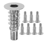OSOLADY 8 piezas de insertos de bisagra de reposacabezas de doble oreja para sofá, manguito de trinquete de aleación de zinc, accesorio de junta pivotante, buje de herraje para sillón reclinable,