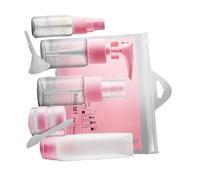OSOLADY 9piezas Botes De Viaje Transparentes Botella Spray Cosmetica Contenedor Rociador Botes Para Cremas Vacios