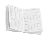 OSOLADY Agenda de Bolsillo 2026 Tamaño A7 Mini Planificador Diario Portátil Calendario Anual en Inglés para Viajes Internacionales y Gestión de Horarios Escolares