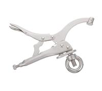 OSOLADY Alicate de Bloqueo Sujeta Pieza de Trabajo para Taladro de Columna de Acero al Carbono Plata y Ranura de Máquina de Perforar para Uso Profesional