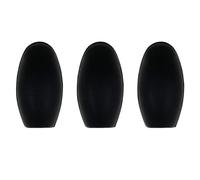 OSOLADY Almohadillas Protectoras de Silicona para Saxofón Negro, 3 Piezas Profesionales y Duraderas para Teclas Laterales, Funda Creativa y Protectora